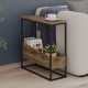 Τραπεζάκι βοηθητικό Lido Megapap χρώμα καρυδί Ud 60x22x62εκ. Τραπεζάκι βοηθητικό Lido Megapap χρώμα καρυδί Ud 60x22x62εκ.