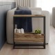 Τραπεζάκι βοηθητικό Lido Megapap χρώμα καρυδί Ud 60x22x62εκ. Τραπεζάκι βοηθητικό Lido Megapap χρώμα καρυδί Ud 60x22x62εκ.