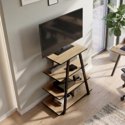 Έπιπλο τηλεόρασης Lyno Megapap χρώμα sapphire oak 70,4x54x80εκ. Έπιπλο τηλεόρασης Lyno Megapap χρώμα sapphire oak 70,4x54x80εκ.