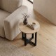 Τραπεζάκι βοηθητικό Mesa Megapap χρώμα sapphire oak Ø45x50εκ. Τραπεζάκι βοηθητικό Mesa Megapap χρώμα sapphire oak Ø45x50εκ.