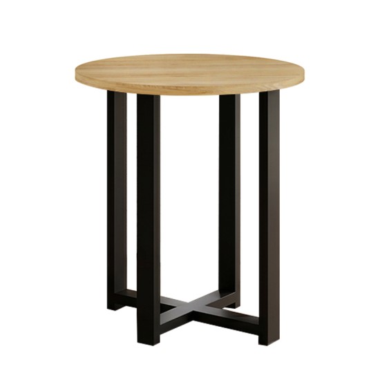 Τραπεζάκι βοηθητικό Mesa Megapap χρώμα sapphire oak Ø45x50εκ. Τραπεζάκι βοηθητικό Mesa Megapap χρώμα sapphire oak Ø45x50εκ.