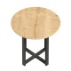 Τραπεζάκι βοηθητικό Mesa Megapap χρώμα sapphire oak Ø45x50εκ. Τραπεζάκι βοηθητικό Mesa Megapap χρώμα sapphire oak Ø45x50εκ.