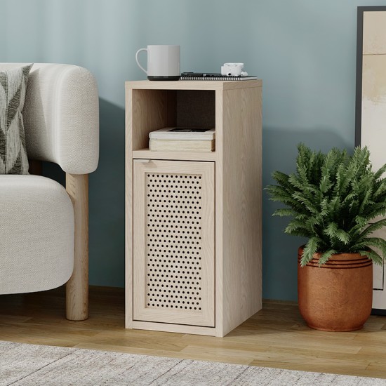 Κομοδίνο Inca Megapap χρώμα light oak 25,2x32x60εκ. Κομοδίνο Inca Megapap χρώμα light oak 25,2x32x60εκ.
