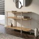 Κονσόλα Notus Megapap χρώμα sapphire oak 92x34,5x75εκ. Κονσόλα Notus Megapap χρώμα sapphire oak 92x34,5x75εκ.