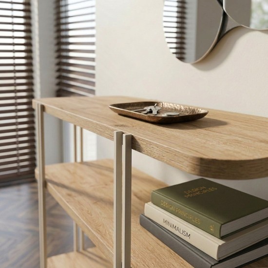 Κονσόλα Notus Megapap χρώμα sapphire oak 92x34,5x75εκ. Κονσόλα Notus Megapap χρώμα sapphire oak 92x34,5x75εκ.