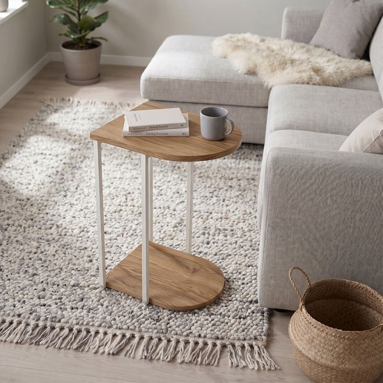 Τραπεζάκι βοηθητικό Roya Megapap χρώμα καρυδί Ud 41,5x32x56εκ. Τραπεζάκι βοηθητικό Roya Megapap χρώμα καρυδί Ud 41,5x32x56εκ.