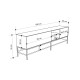 Έπιπλο τηλεόρασης Amira Megapap χρώμα καρυδί Ud - black wood 180x35x55εκ. Έπιπλο τηλεόρασης Amira Megapap χρώμα καρυδί Ud - black wood 180x35x55εκ.