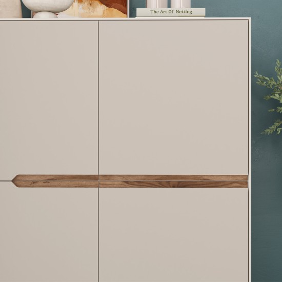 Μπουφές Arch Megapap χρώμα sandstone 98x40x120,5εκ. Μπουφές Arch Megapap χρώμα sandstone 98x40x120,5εκ.