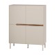 Μπουφές Arch Megapap χρώμα sandstone 98x40x120,5εκ. Μπουφές Arch Megapap χρώμα sandstone 98x40x120,5εκ.