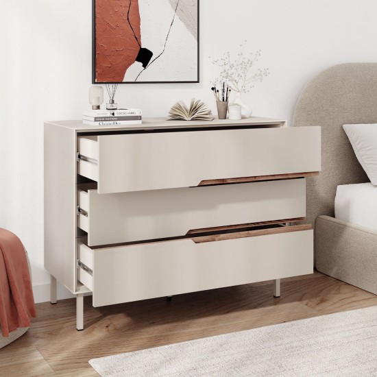 Συρταριέρα Arch Megapap χρώμα sandstone 98x40x78,5εκ. Συρταριέρα Arch Megapap χρώμα sandstone 98x40x78,5εκ.