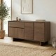 Μπουφές Capri Megapap χρώμα καρυδί milano 146x45x76,5εκ. Μπουφές Capri Megapap χρώμα καρυδί milano 146x45x76,5εκ.
