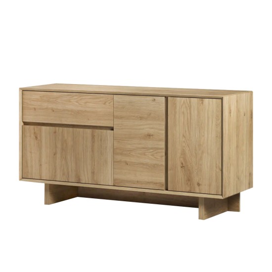 Μπουφές Capri Megapap χρώμα sapphire oak 146x45x76,5εκ. Μπουφές Capri Megapap χρώμα sapphire oak 146x45x76,5εκ.