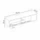 Έπιπλο τηλεόρασης Capri Megapap χρώμα καρυδί milano 180x45x55εκ. Έπιπλο τηλεόρασης Capri Megapap χρώμα καρυδί milano 180x45x55εκ.