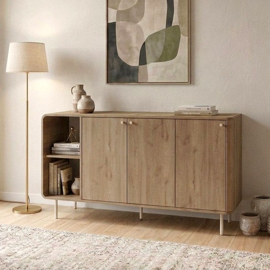 Μπουφές Colia Megapap χρώμα sepet oak 150x44x80εκ. Μπουφές Colia Megapap χρώμα sepet oak 150x44x80εκ.