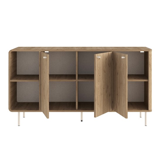 Μπουφές Colia Megapap χρώμα sepet oak 150x44x80εκ. Μπουφές Colia Megapap χρώμα sepet oak 150x44x80εκ.