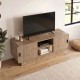 Έπιπλο τηλεόρασης Rovel Megapap χρώμα sepet oak 140,3x39x50εκ. Έπιπλο τηλεόρασης Rovel Megapap χρώμα sepet oak 140,3x39x50εκ.