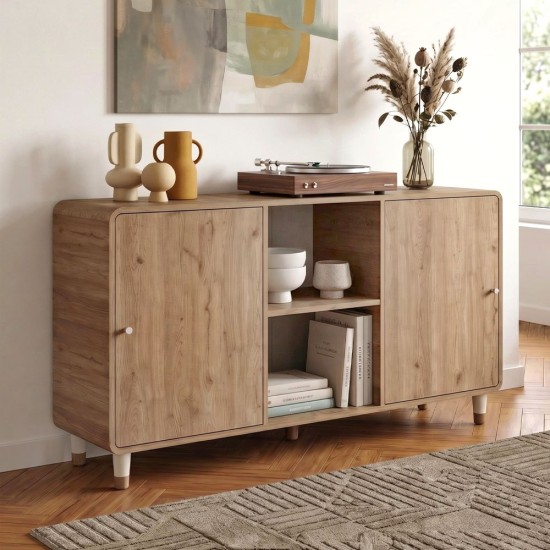 Μπουφές Doro Megapap χρώμα sepet oak 150,2x39x81εκ. Μπουφές Doro Megapap χρώμα sepet oak 150,2x39x81εκ.