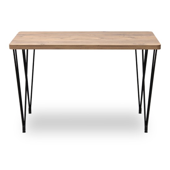 Τραπέζι Roger Megapap Mdf - μεταλλικό χρώμα ακακίας 120x70x75εκ. Τραπέζι Roger Megapap Mdf - μεταλλικό χρώμα ακακίας 120x70x75εκ.