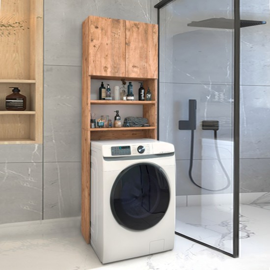 Έπιπλο πλυντηρίου Ramsey Megapap χρώμα pine oak 65x27x190,6εκ. Έπιπλο πλυντηρίου Ramsey Megapap χρώμα pine oak 65x27x190,6εκ.