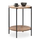Τραπεζάκι βοηθητικό Argento Megapap χρώμα pine oak 43x43x60εκ. Τραπεζάκι βοηθητικό Argento Megapap χρώμα pine oak 43x43x60εκ.