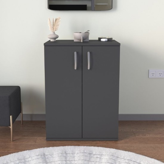 Παπουτσοθήκη - Ντουλάπι Manolo Megapap χρώμα ανθρακί 60x38x81,4εκ. Παπουτσοθήκη - Ντουλάπι Manolo Megapap χρώμα ανθρακί 60x38x81,4εκ.