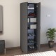 Παπουτσοθήκη Renso Megapap δίφυλλη χρώμα ανθρακί 59,8x37,8x178,5εκ. Παπουτσοθήκη Renso Megapap δίφυλλη χρώμα ανθρακί 59,8x37,8x178,5εκ.