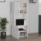 Ντουλάπα κουζίνας Armado Megapap χρώμα λευκό 60x32x140εκ. Ντουλάπα κουζίνας Armado Megapap χρώμα λευκό 60x32x140εκ.
