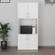 Ντουλάπα κουζίνας Armado Megapap χρώμα λευκό 60x32x140εκ. Ντουλάπα κουζίνας Armado Megapap χρώμα λευκό 60x32x140εκ.