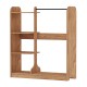 Έπιπλο εισόδου Rozesme Megapap χρώμα pine oak 120x40x135εκ. Έπιπλο εισόδου Rozesme Megapap χρώμα pine oak 120x40x135εκ.