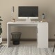 Γραφείο εργασίας Smyrna Megapap χρώμα λευκό 120x60x74,4εκ.