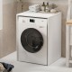Έπιπλο πλυντηρίου Pinar Megapap χρώμα λευκό 65,5x60x88,6εκ. Έπιπλο πλυντηρίου Pinar Megapap χρώμα λευκό 65,5x60x88,6εκ.