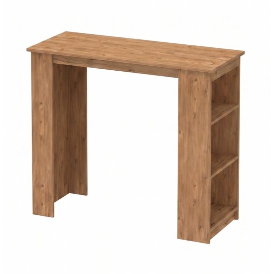Τραπέζι μπαρ Toska Megapap χρώμα pine oak 120x50x103,6εκ.