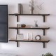 Ραφιέρα τοίχου Versa Megapap 3 τεμαχίων χρώμα pine oak 80x19x17εκ. Ραφιέρα τοίχου Versa Megapap 3 τεμαχίων χρώμα pine oak 80x19x17εκ.