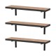Ραφιέρα τοίχου Versa Megapap 3 τεμαχίων χρώμα pine oak 80x19x17εκ. Ραφιέρα τοίχου Versa Megapap 3 τεμαχίων χρώμα pine oak 80x19x17εκ.