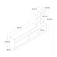 Σύνθεση τηλεόρασης Pesaro Megapap χρώμα sepet oak 165x25x91,3εκ. Σύνθεση τηλεόρασης Pesaro Megapap χρώμα sepet oak 165x25x91,3εκ.