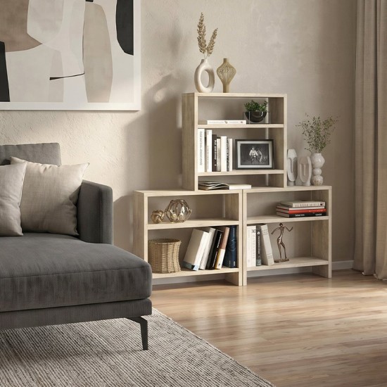 Τραπεζάκι βοηθητικό Silvanus Megapap χρώμα travertine 51x17,5x49εκ. Τραπεζάκι βοηθητικό Silvanus Megapap χρώμα travertine 51x17,5x49εκ.
