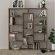Βιβλιοθήκη Ample Megapap χρώμα καρυδί 125x22x135,7εκ. Βιβλιοθήκη Ample Megapap χρώμα καρυδί 125x22x135,7εκ.