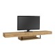 Έπιπλο τηλεόρασης επιτοίχιο Albares Megapap με LED χρώμα sapphire oak 150x29,6x22εκ. Έπιπλο τηλεόρασης επιτοίχιο Albares Megapap με LED χρώμα sapphire oak 150x29,6x22εκ.