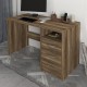 Γραφείο εργασίας Eldoris Megapap χρώμα καρυδί 120x60x75εκ. Γραφείο εργασίας Eldoris Megapap χρώμα καρυδί 120x60x75εκ.