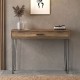 Κονσόλα Rochel Megapap χρώμα καρυδί 120x35x89,8εκ. Κονσόλα Rochel Megapap χρώμα καρυδί 120x35x89,8εκ.