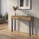 Κονσόλα Rochel Megapap χρώμα καρυδί 120x35x89,8εκ. Κονσόλα Rochel Megapap χρώμα καρυδί 120x35x89,8εκ.