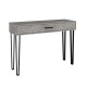Κονσόλα Rochel Megapap χρώμα γκρι σκυροδέματος 120x35x89,8εκ.