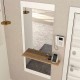 Καθρέπτης τοίχου Piyar Μegapap χρώμα λευκό 60x14,6x150εκ. Καθρέπτης τοίχου Piyar Μegapap χρώμα λευκό 60x14,6x150εκ.