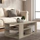 Τραπεζάκι σαλονιού Abdera Megapap χρώμα travertine 110x60x42εκ. Τραπεζάκι σαλονιού Abdera Megapap χρώμα travertine 110x60x42εκ.