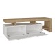 Έπιπλο τηλεόρασης Acnes Megapap χρώμα λευκό - sapphire oak 160x40x53εκ. Έπιπλο τηλεόρασης Acnes Megapap χρώμα λευκό - sapphire oak 160x40x53εκ.