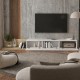 Έπιπλο τηλεόρασης Enstey Megapap επεκτεινόμενο χρώμα sapphire oak - λευκό 260x41,8x33,5εκ. Έπιπλο τηλεόρασης Enstey Megapap επεκτεινόμενο χρώμα sapphire oak - λευκό 260x41,8x33,5εκ.