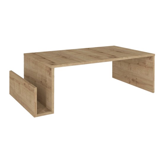 Τραπεζάκι σαλονιού Regnar Megapap χρώμα sapphire oak 100,6x55x31,8εκ. Τραπεζάκι σαλονιού Regnar Megapap χρώμα sapphire oak 100,6x55x31,8εκ.
