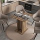 Τραπέζι Allos Megapap χρώμα καρυδί 75x75x77εκ. Τραπέζι Allos Megapap χρώμα καρυδί 75x75x77εκ.