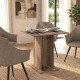 Τραπέζι Allos Megapap χρώμα καρυδί 75x75x77εκ. Τραπέζι Allos Megapap χρώμα καρυδί 75x75x77εκ.