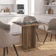 Τραπέζι Allos Megapap χρώμα καρυδί 75x75x77εκ. Τραπέζι Allos Megapap χρώμα καρυδί 75x75x77εκ.